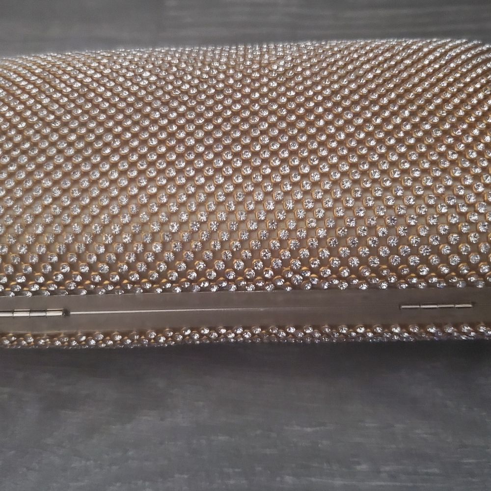 Gold Rhinestone Clutch - Picture 5 of 5